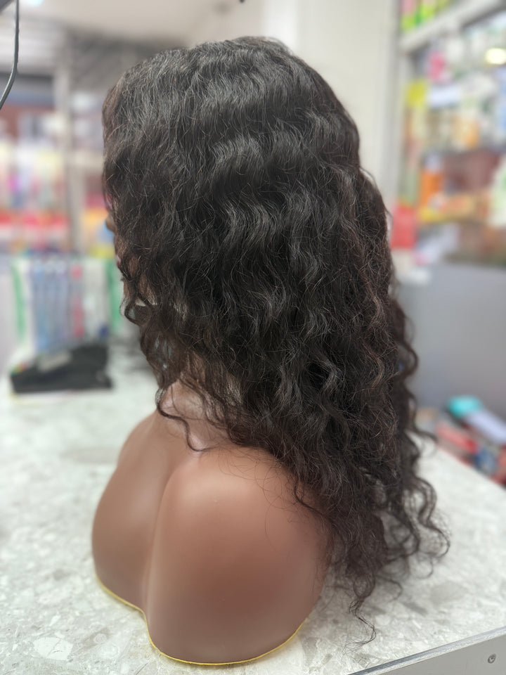 16inch glueless lace wig - human hair