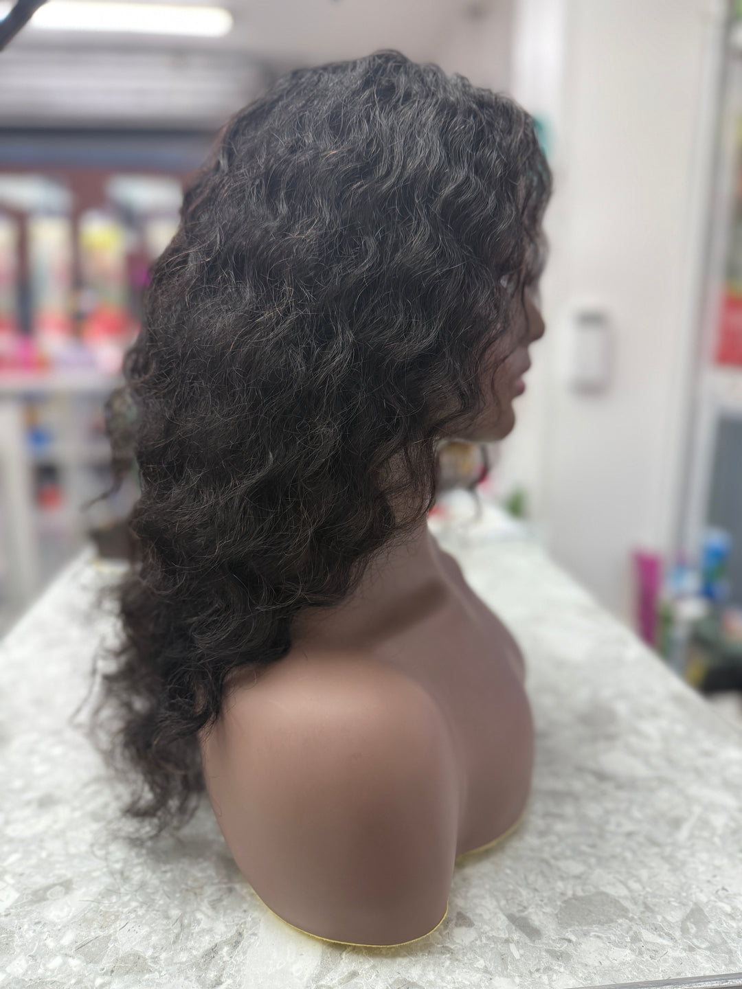 16inch glueless lace wig - human hair