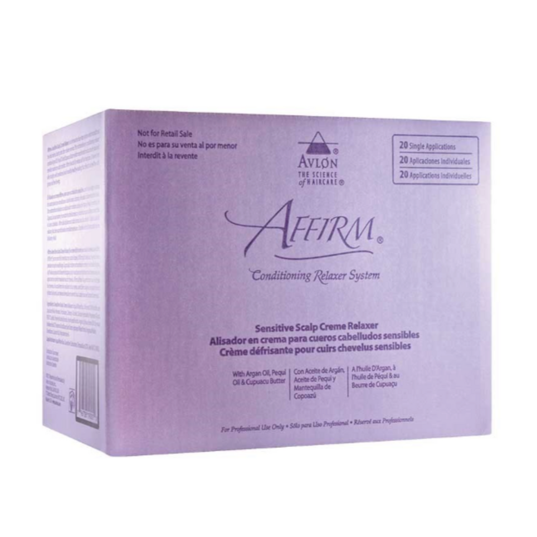 Affirm Sensitive Scalp Crème Relaxer – 20 Pack